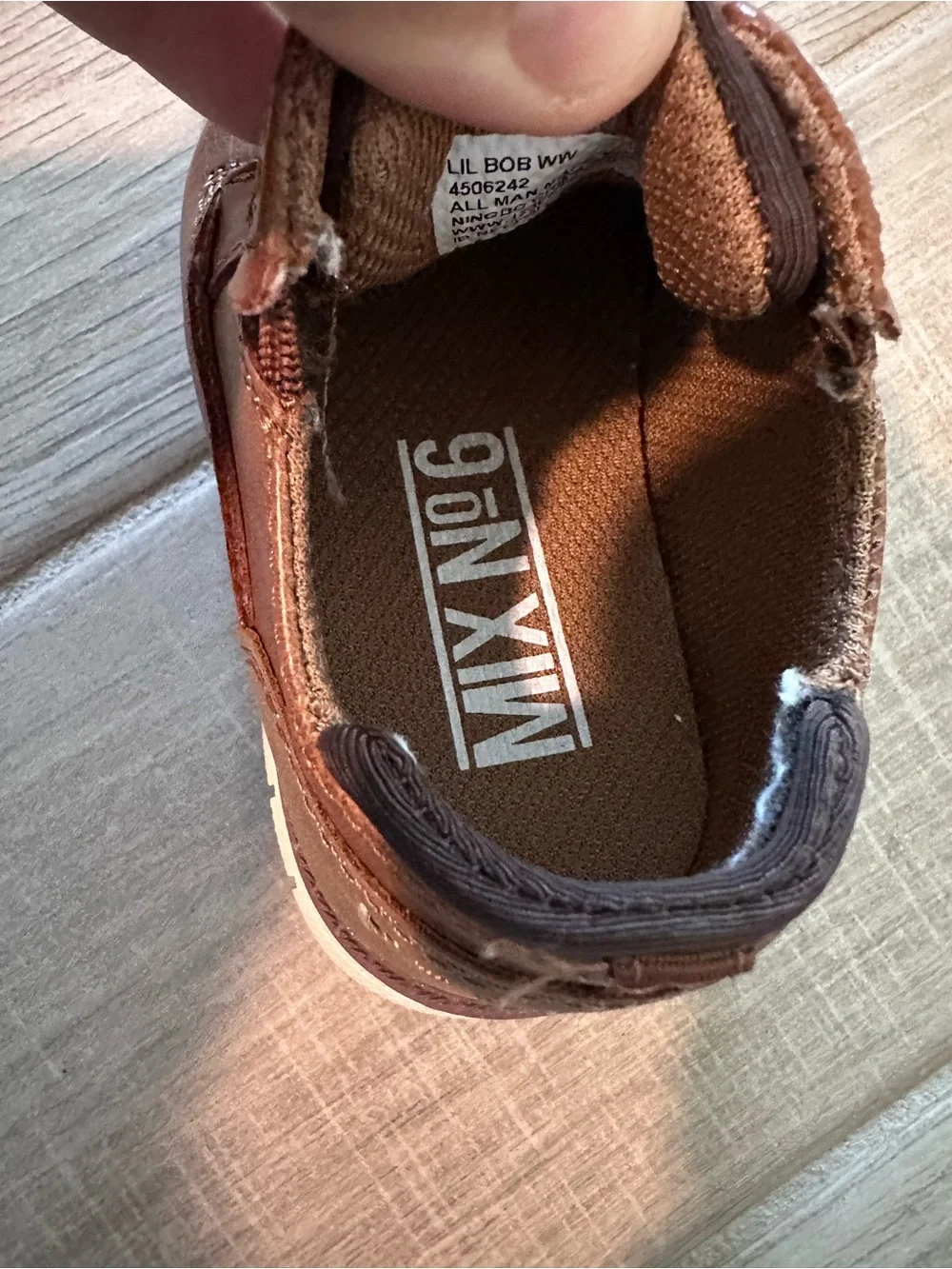 Mix No. 6 Toddler Brown Lace-Up Dress Shoes